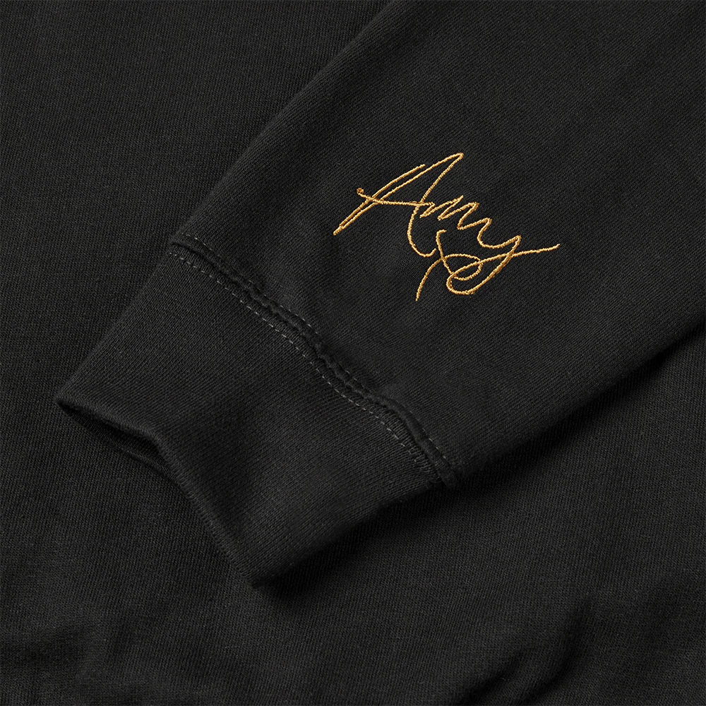 Amy Winehouse Black Poem Crewneck - Image 4